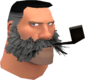Painted Lord Cockswain's Novelty Mutton Chops and Pipe 7E7E7E No Helmet.png