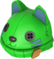 Painted Lucky Cat Hat 32CD32 BLU.png