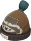 Painted Boarder's Beanie 2F4F4F Brand Demoman.png