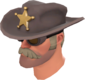 Painted Sheriff's Stetson 7C6C57.png