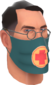 Painted Physician's Procedure Mask 2F4F4F.png