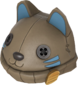 Painted Lucky Cat Hat 7C6C57 BLU.png