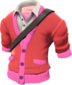 Painted Cool Cat Cardigan FF69B4.png
