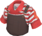 Painted Cool Warm Sweater E6E6E6 Under Overalls.png
