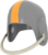 Aged Moustache Grey (Football Helmet)