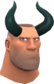 Painted Horrible Horns 2F4F4F Soldier.png