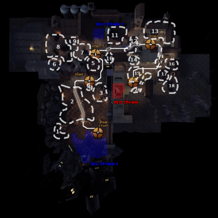 Bloodwater's locations