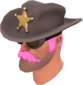 Painted Sheriff's Stetson FF69B4.png