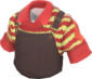 Painted Cool Warm Sweater F0E68C Under Overalls.png