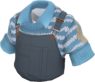 BLU Cool Warm Sweater Under Overalls.png