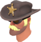 Painted Sheriff's Stetson F0E68C.png