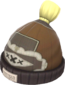 Painted Boarder's Beanie F0E68C Brand Demoman.png