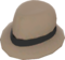 Painted Flipped Trilby 7C6C57.png