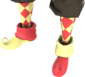 Painted Harlequin's Hooves F0E68C.png
