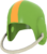 Indubitably Green (Football Helmet)