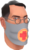Aged Moustache Grey (Physician's Procedure Mask)