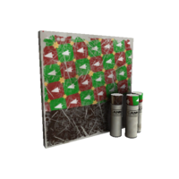 Backpack Gifting Mann's Wrapping Paper War Paint Well-Worn.png