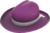 A Deep Commitment to Purple (Buckaroo's Hat)