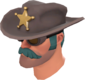 Painted Sheriff's Stetson 2F4F4F.png