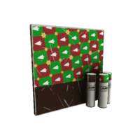 Backpack Gifting Mann's Wrapping Paper War Paint Minimal Wear.png