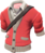 Waterlogged Lab Coat (RED) (Cool Cat Cardigan)