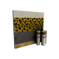 Backpack Leopard Printed War Paint Minimal Wear.png