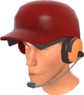 RED Batter's Helmet Hat and Headphones.png